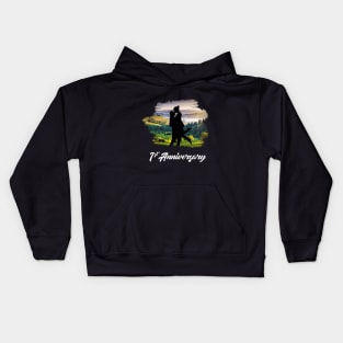 1st anniversary for couple Kids Hoodie